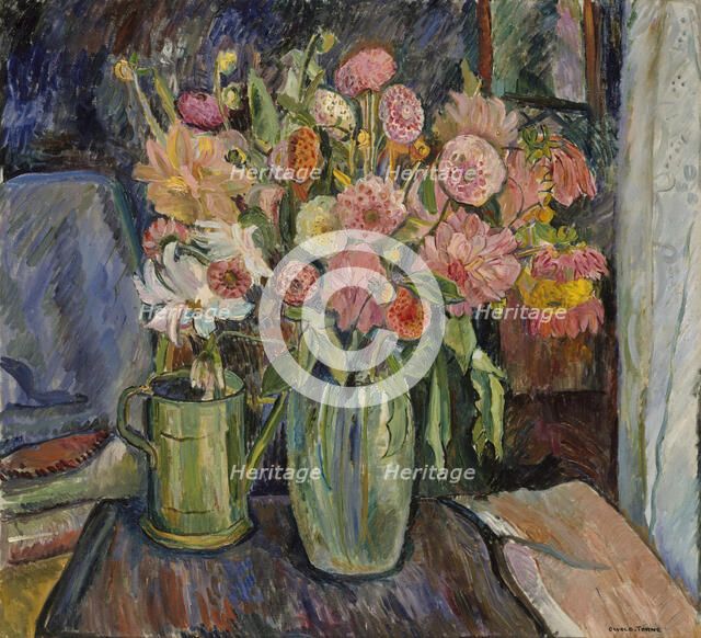 Autumn Flowers, 1916. Creator: Oluf Wold-Torne.