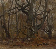 Autumn Forest, 1890-1900. Creator: Ladislav Mednyanszky