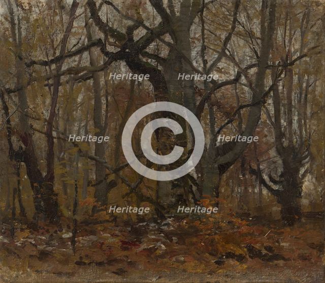 Autumn Forest, 1890-1900. Creator: Ladislav Mednyanszky.