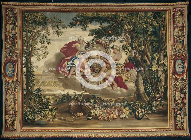 Autumn, from The Seasons, Paris, 1700/20. Creator: Gobelins Manufactory.