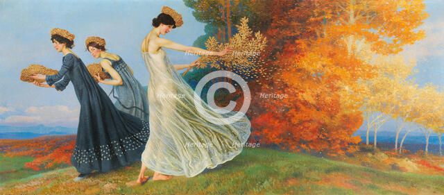 Autumn Gold, 1905. Creator: Lenz, Maximilian (1860-1948).