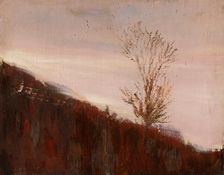 Autumn Hillside with Trees, 1880-1900. Creator: Ladislav Mednyanszky