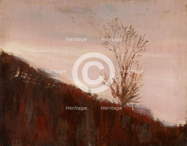 Autumn Hillside with Trees, 1880-1900. Creator: Ladislav Mednyanszky.