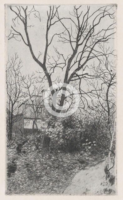 Autumn (Höst), from the portfolio of the Swedish Fine Art Print Society (Föreningen för Gr..., 1889. Creator: Albert Theodor Gellerstedt.