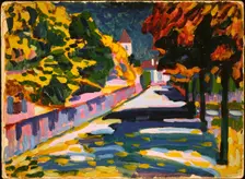 Autumn in Bavaria, 1908. Creator: Kandinsky; Wassily Vasilyevich (1866-1944)