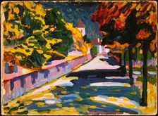Autumn in Bavaria, 1908. Creator: Kandinsky; Wassily Vasilyevich (1866-1944)