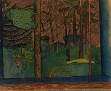 Autumn in the Forest, 1895. Creator: Hugo Simberg