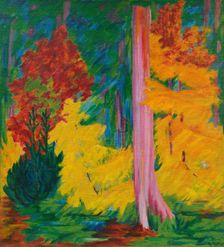 Autumn in the forest, 1920-1924. Creator: Bauknecht, Philipp (1884-1933)