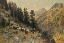 Autumn in the high mountains, 1887. Creator: Julius Arthur Thiele