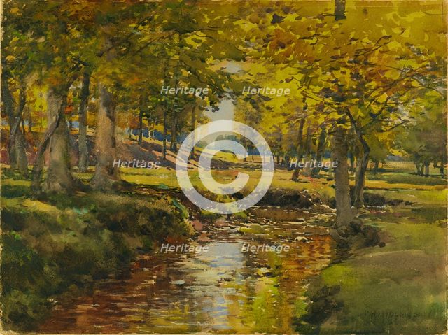 Autumn in the Meadow Edge, n.d. Creator: William Henry Holmes.