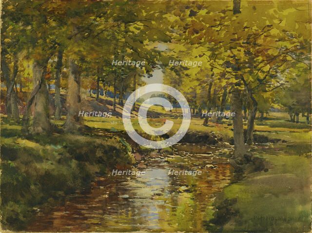 Autumn in the Meadow Edge, n.d. Creator: William Henry Holmes.