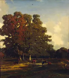 Autumn Landscape, 1850. Creator: Jules Dupré