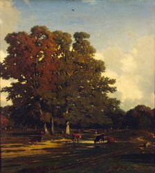 Autumn Landscape, 1850. Creator: Jules Dupré