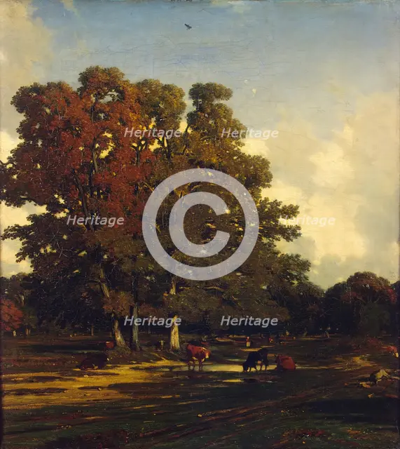 Autumn Landscape, 1850. Creator: Jules Dupré.