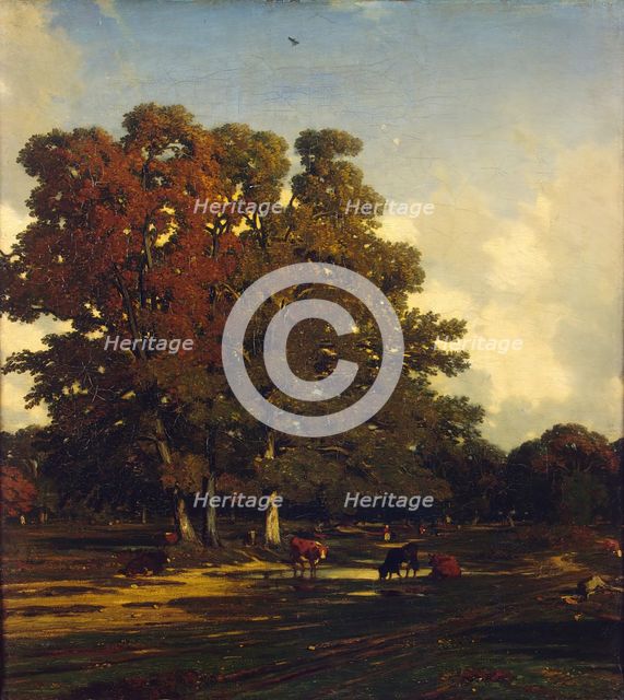Autumn Landscape, 1850. Creator: Jules Dupré.
