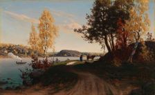 Autumn Landscape, 1878. Creator: Fanny Churberg
