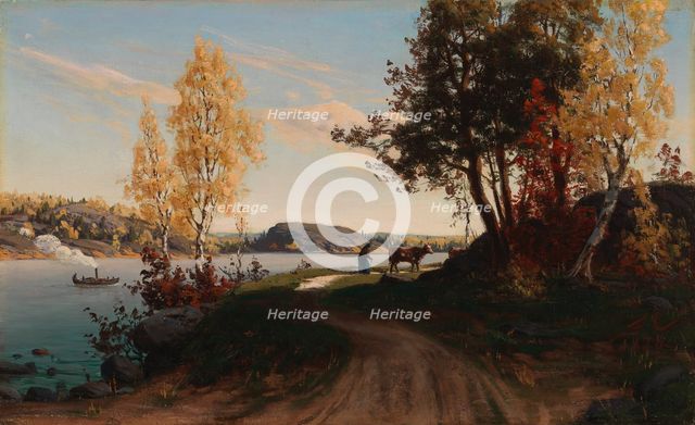 Autumn Landscape, 1878. Creator: Fanny Churberg.