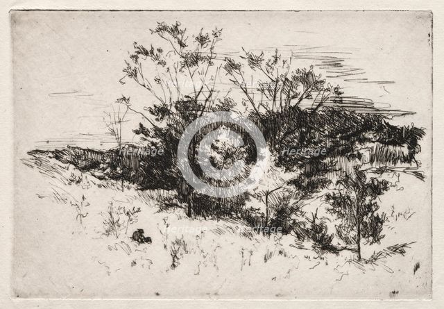 Autumn Landscape, 1879-80. Creator: John Henry Twachtman (American, 1853-1902).