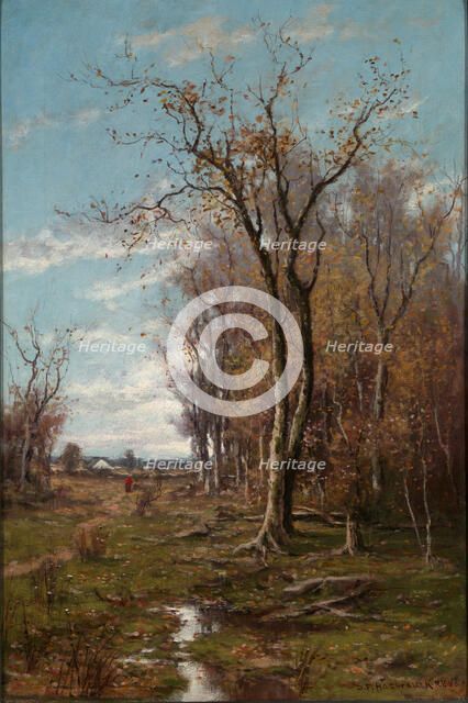 Autumn Landscape, 1886. Creator: Du Bois Fenelon Hasbrouck.
