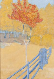 Autumn landscape, 1906. Creator: John Sten