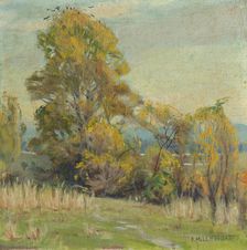 Autumn landscape, 1900-1910. Creator: Karol Miloslav Lehotský