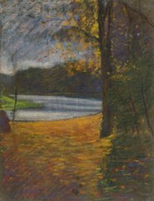 Autumn landscape, 1900-1910. Creator: Ladislav Mednyanszky