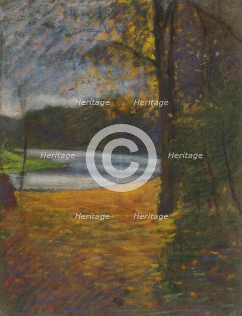 Autumn landscape, 1900-1910. Creator: Ladislav Mednyanszky.