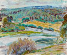 Autumn Landscape, 1915. Creator: Magnus Enckell