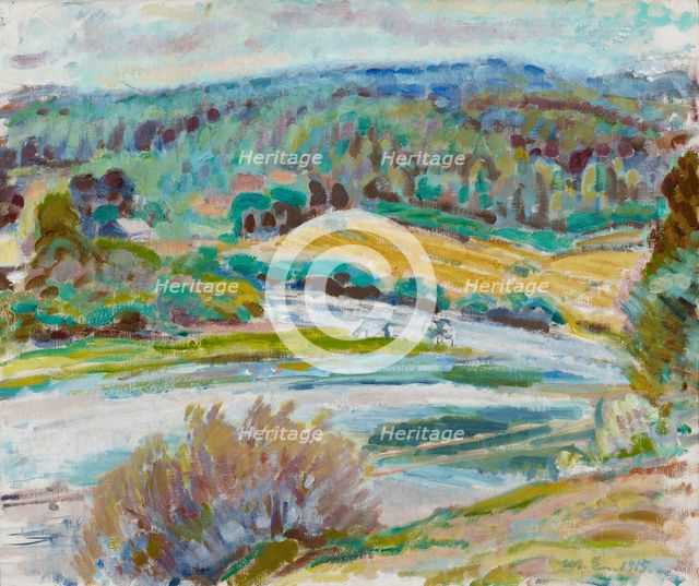 Autumn Landscape, 1915. Creator: Magnus Enckell.