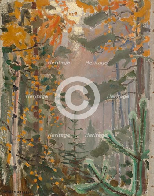 Autumn Landscape, 1911. Creator: Akseli Gallen-Kallela.