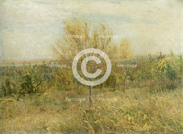 Autumn landscape, 1912. Creator: Karol Miloslav Lehotský.