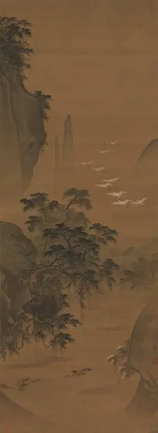 Autumn Landscape with Herons and Ducks. Creator: Lu Ji