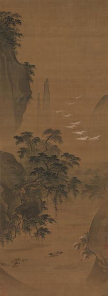 Autumn Landscape with Herons and Ducks. Creator: Lu Ji