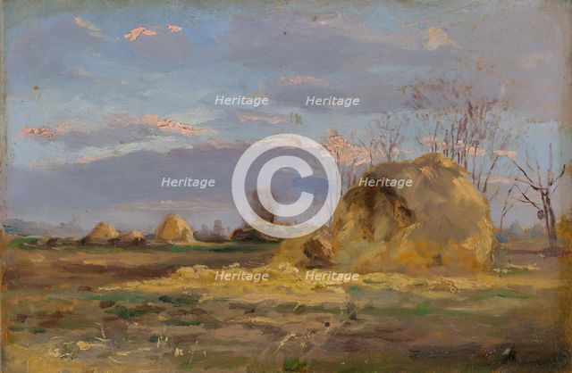 Autumn landscape with trees, 1902. Creator: Ferdinand Katona.