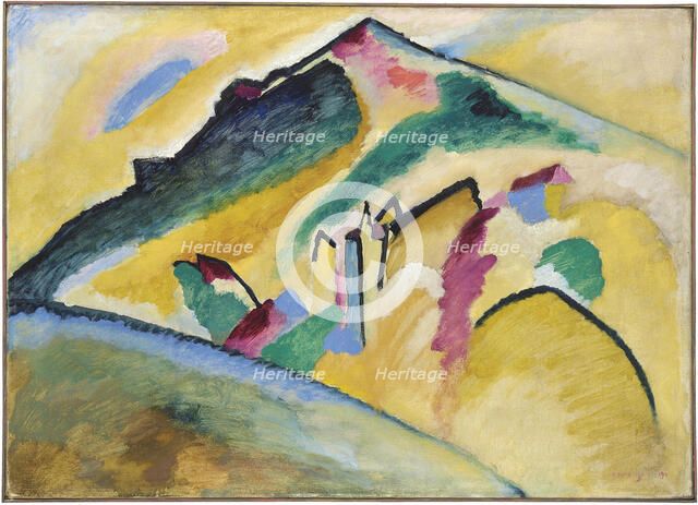 Autumn landscape. Artist: Kandinsky, Wassily Vasilyevich (1866-1944)