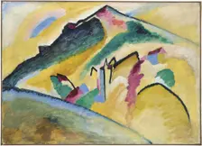 Autumn landscape. Artist: Kandinsky, Wassily Vasilyevich (1866-1944)