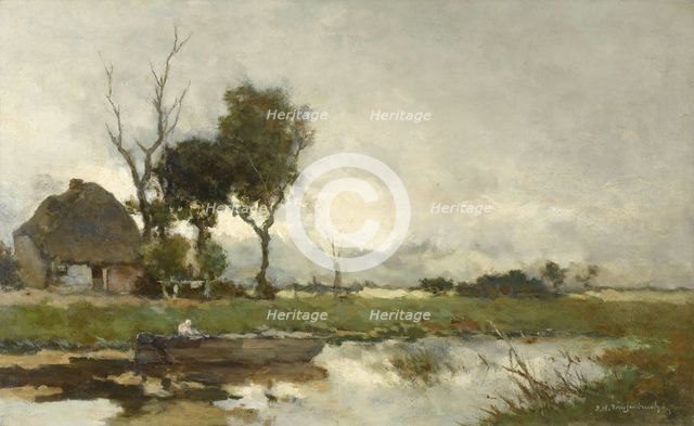Autumn Landscape, c.1875-c.1903. Creator: Jan Hendrik Weissenbruch.