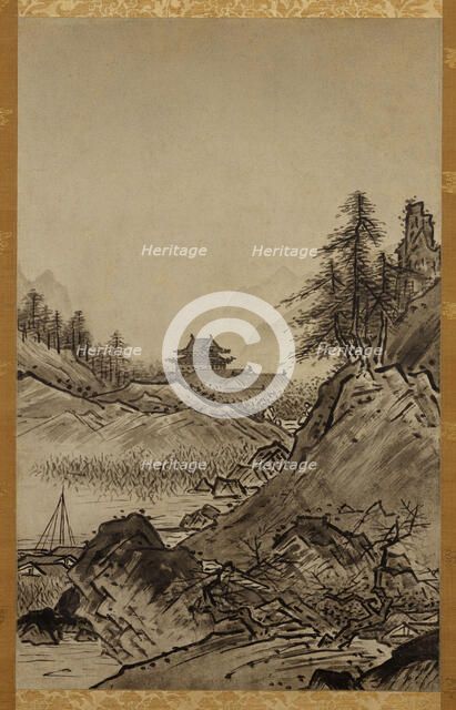 Autumn Landscape, c1470. Creator: Sesshu; Toyo (1420-1506).