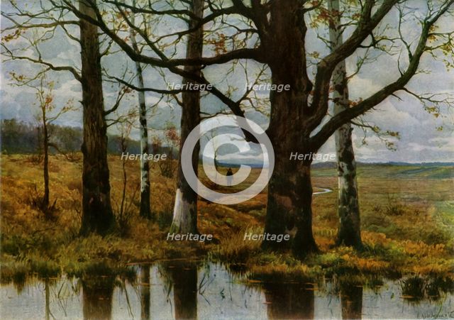 'Autumn Landscape', c1908, (1965). Creator: Konstantin Yakovlevich Kryzhitsky.