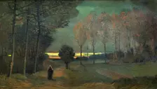 Autumn landscape in the evening, 1884. Creator: Gogh, Vincent, van (1853-1890)