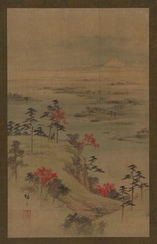 Autumn landscape, mid 19th century. Creator: Utagawa Hiroshige II