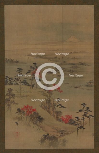 Autumn landscape, mid 19th century. Creator: Utagawa Hiroshige II.