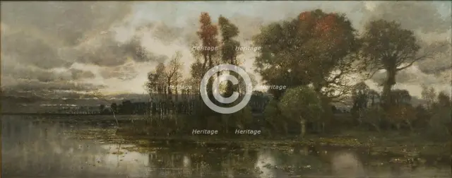 Autumn Landscape near Pavia. Creator: Karl Heffner.