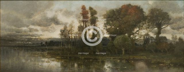 Autumn Landscape near Pavia. Creator: Karl Heffner.