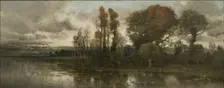 Autumn Landscape near Pavia. Creator: Karl Heffner