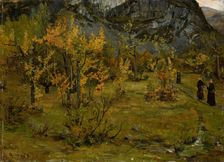 Autumn Landscape, Oylo, 1879. Creator: Gerhard Munthe