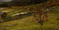 Autumn Landscape, Oylo, 1879. Creator: Gerhard Munthe