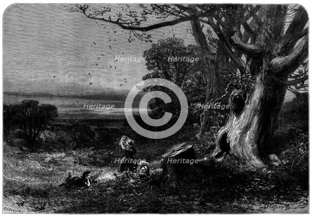 Autumn Leaves, 1873. Creator: Wagner.