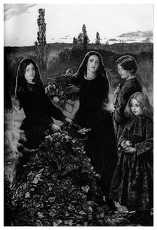 Autumn Leaves 1895.Artist: Henry Macbeth-Raeburn