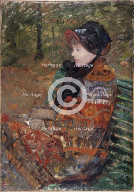Autumn. Portrait of Lydia Cassatt, 1880. Creator: Cassatt, Mary (1845-1926).